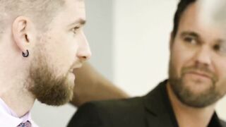 Office Boss Fucks Employee Raw - Office Sex with Hot Twink & Muscle Stud