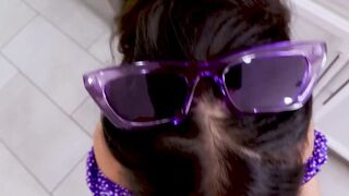 Step-Daughter's Deepthroat Blowjob & Rough Pounding Ends With Facial For Dad
