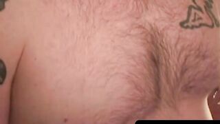 Tatted-Up Hunk Stroking His Big Dick For The Camera