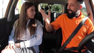 Driving Instructor Gives Student A Ride She'll Never Forget - Vixen Angels