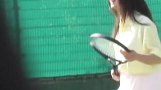 Tennis Babes Unleashed - Behind-the-Scenes Footage of Two Sexy Players