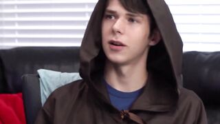 Step-Daddy's Rimjob & Bare Back Fucking with StepSon