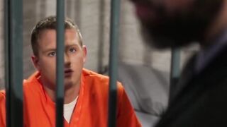 MILF Prisoner Fucked Hard By Twinks In Cell Block Threesome