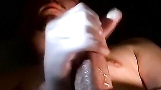 Young Amateur's Big Fat Dick Masturabtes & Solo Orgasm