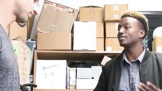 Mischievous Teen Riding Mall Cop's Huge Black Dick - Naughty college girl Roleplay