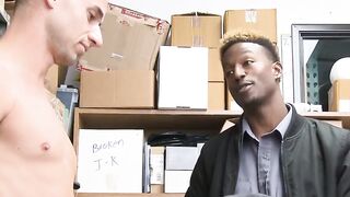 Mischievous Teen Riding Mall Cop's Huge Black Dick - Naughty college girl Roleplay