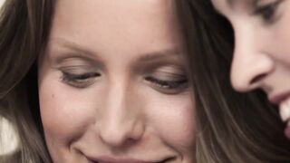 Euro Lesbian Fingertips - Hot Blonde Babes in Stockings Suck & Fuck Each Other