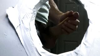 HOT HUNKS - Gloryhole Surprise Fucking Session
