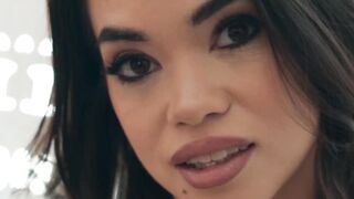 Brunette Babe Angelina Moon Rides A Monster-Sized Dick In Hardcore POV