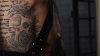 Dominatrix BDSM Training Session With Older Man And Young Guy