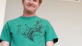 Redhead Amateur Fingers Her Own Asshole While Masturbating