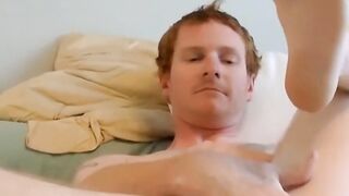 Redhead Amateur Fingers Her Own Asshole While Masturbating
