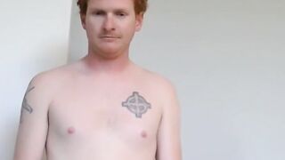 Redhead Amateur Fingers Her Own Asshole While Masturbating
