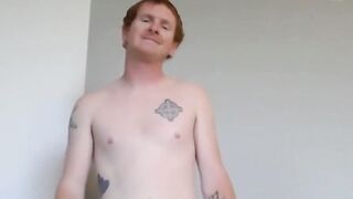 Redhead Amateur Fingers Her Own Asshole While Masturbating