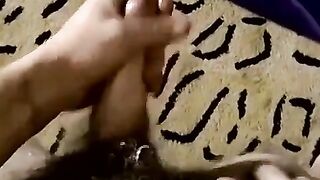 Sweaty Bedroom Jerk Session - Hot Guy Jacks Off And Shoots A Massive Load