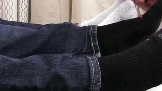 Knee Deep In Desire: Foot Worship with Socks & Barefeets