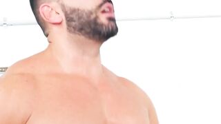 Rimmed Raw Rough Sex with Dominant Stud & Hung Muscle Bear in Bareback Action