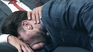 Classy Hunk DrewDixons DeepThroat Blowjob Experience With Boss