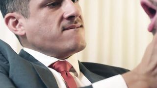 Classy Hunk DrewDixons DeepThroat Blowjob Experience With Boss