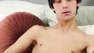 Twinks Solo Footjob - Young Hunk Masturbates With His Feet And Shoots A Load