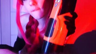 Blondes Know How To Give A POV Deepthroat - Old Video Revamped