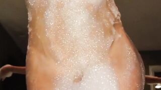 LadyBoy Sensuous Bath Time - Close-Up View of Transgender Beauties Body