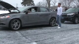 Horny Muscle Hunks Gang-Banging Older Guy