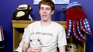 Red-Haired Hunk's Solo Masturbation Adventure