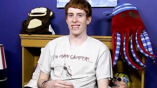 Red-Haired Hunk's Solo Masturbation Adventure