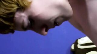 Red-Haired Hunk's Solo Masturbation Adventure