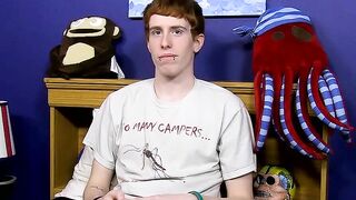 Red-Haired Hunk's Solo Masturbation Adventure