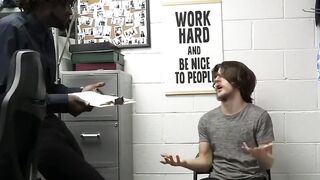 Throttle My Ass! - Big Black Dick Riding White Girl in Hardcore Anal Sex