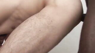 Dark HUNKS Big Dick Fucks LATINO Bottom Hard - Raw Anal Sex POV