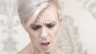 Mature MILF Riding A Hard Dick With Passion - OldNanny
