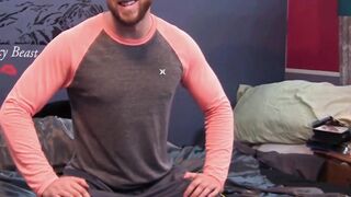 Muscular Hunk John Power Stroking His Big Dick Until He Erupts In Hot Load