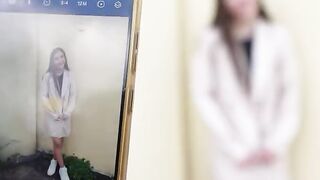 Petit-SofiasmallTeen" or "SmallTinyHandsKnees" - German Teenager's First Time on Camera with Older Man in Public Places