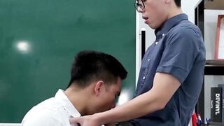 Asian Teacher Fucked Raw By Student In Classroom - PornPros