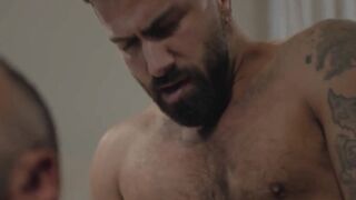 Ink-Encased Ass Fucked by Hunky Stud Adam Razmi