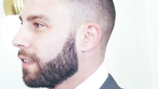 Ass-Pumping Suited Hunks Fuck Hard in Office
