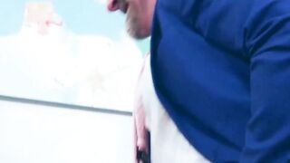 Ass-Pumping Suited Hunks Fuck Hard in Office