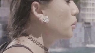 Venus Lux's Outdoor Nudity Adventure - Striptease & Teasing
