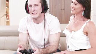 Step-Mother's Dirty Little Secret - Stepmother & Son Wild Sex