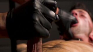 Casey Everett's Rough Bondage Experience - BDSM Submission Training with Master Sharkos
