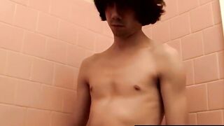 Twunk's Warm Jizz Post Piss Play - Twist On His Dick & Balls