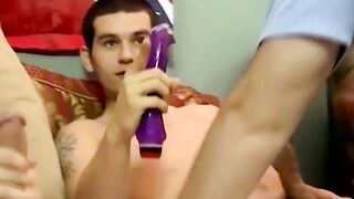 Amateur Buddy Jacks Off While Exploring Asshole With His Friend