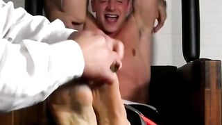 Foot Domination - Mistress Reduces Submissive Slave To Hysterical Laughter