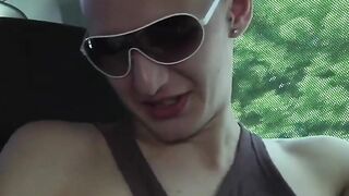 Throated - Hot Twinks Anal Fucked in Car Ride by Older Man