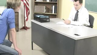 Payton-Connor's Sloppy Blow Job - Student Fucks His Teacher In Class
