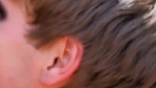 Three's A Charm! Twinks Bareback Threesome In The Forest With Kisses And Anal Play