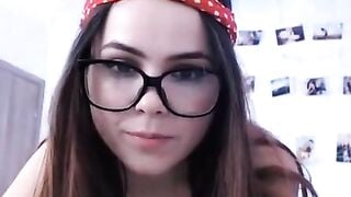 Naughty college girl Masturabtes With Dildo - POV & Close-up Views